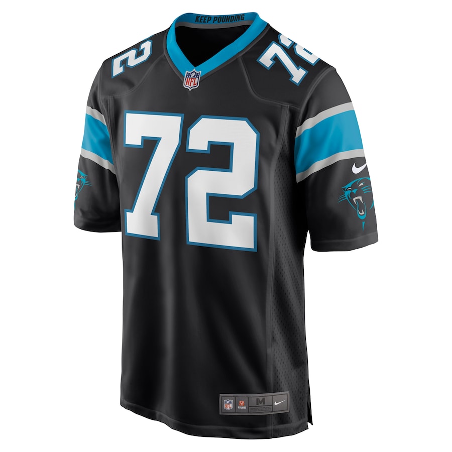 Carolina Panthers Taylor Moton NFL jersey front view
