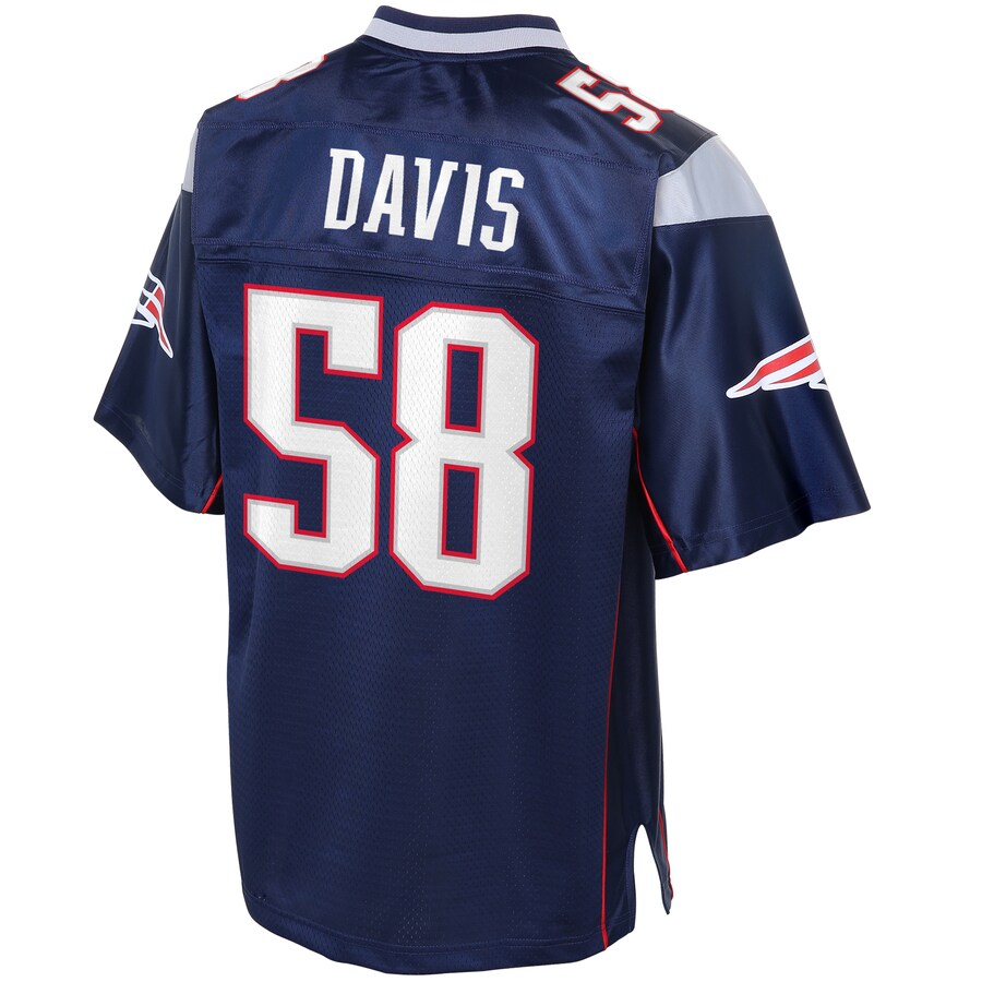 New England Patriots Keionta Davis Big Tall NFL jersey front view