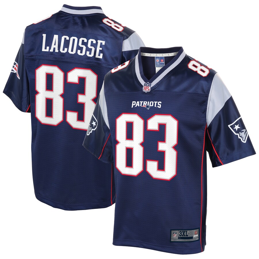 New England Patriots Matt Lacosse Big Tall NFL jersey front view