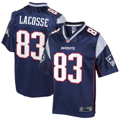 New England Patriots Matt Lacosse Big Tall NFL jersey front view