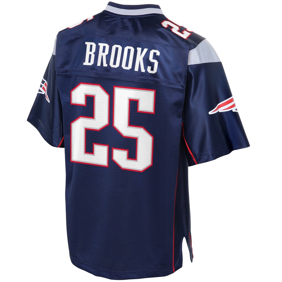 New England Patriots Terrence Brooks Big Tall NFL jersey front view