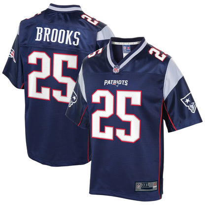 New England Patriots Terrence Brooks Big Tall NFL jersey front view