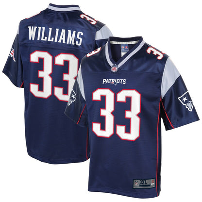 New England Patriots Joejuan Williams Big Tall NFL jersey front view