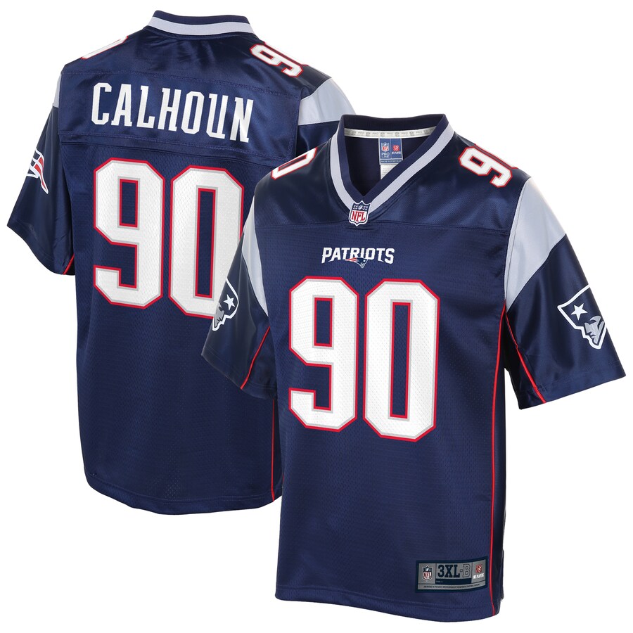 New England Patriots Shilique Calhoun Big Tall NFL jersey front view