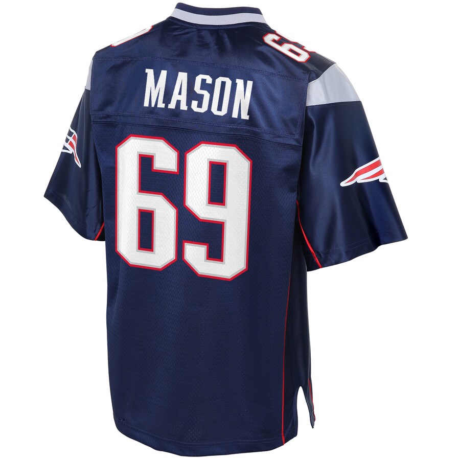 New England Patriots Shaq Mason Big Tall NFL jersey front view