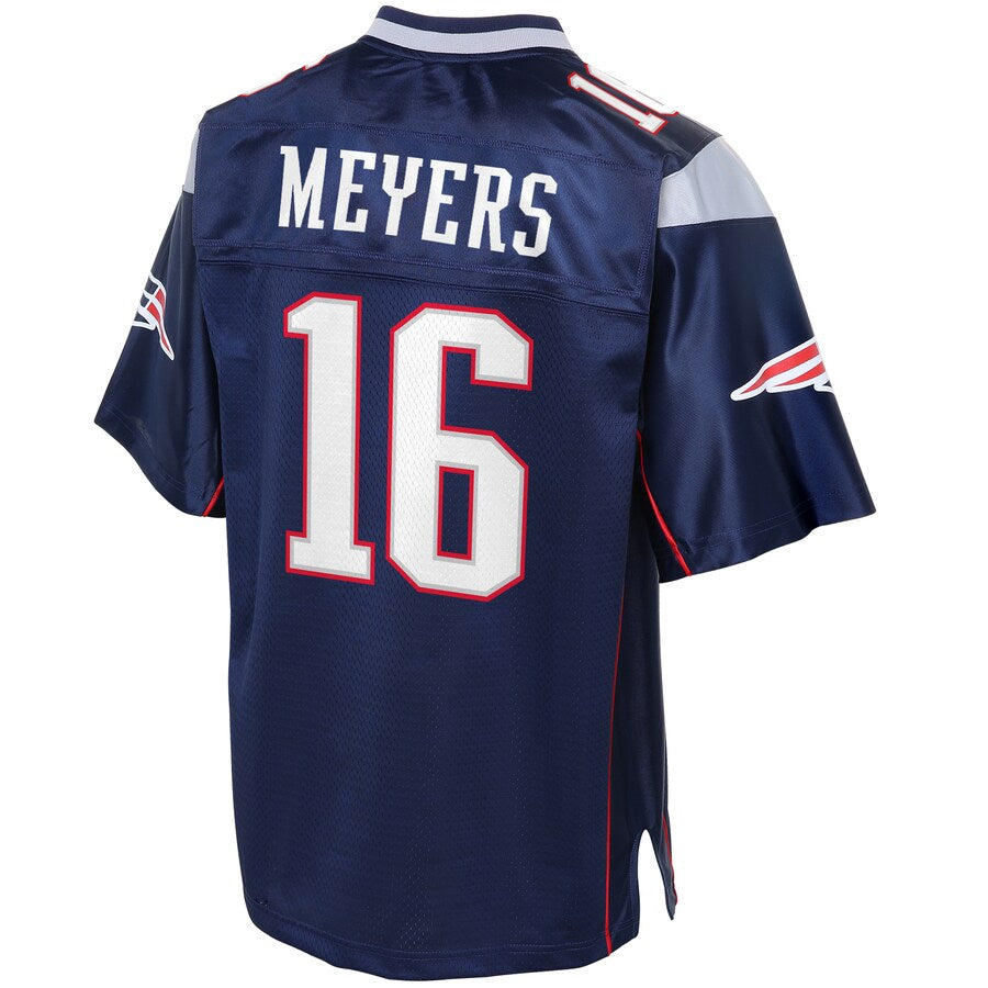 New England Patriots Jakobi Meyers Big Tall NFL jersey front view