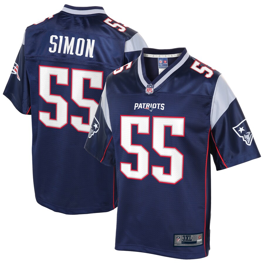 New England Patriots John Simon Big Tall NFL jersey front view