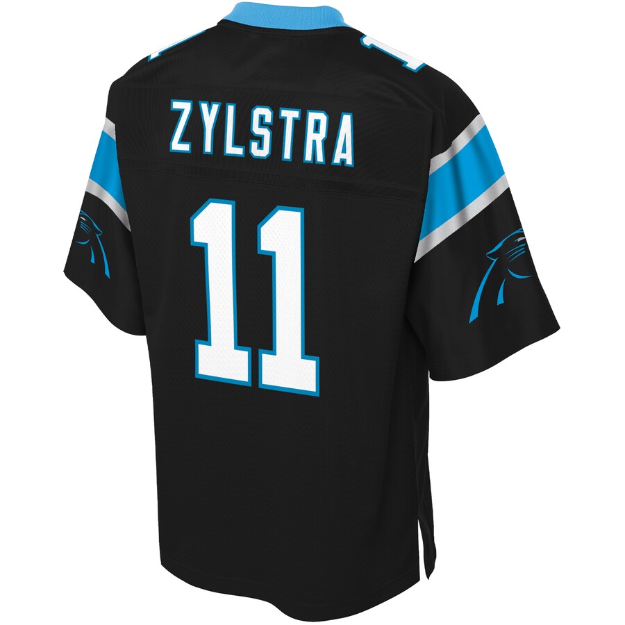 Carolina Panthers Brandon Zylstra Big Tall NFL jersey front view