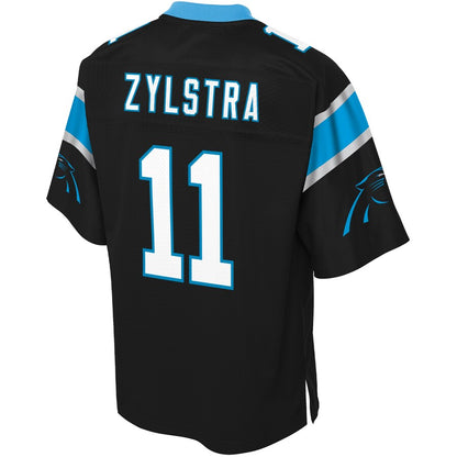 Carolina Panthers Brandon Zylstra Big Tall NFL jersey front view
