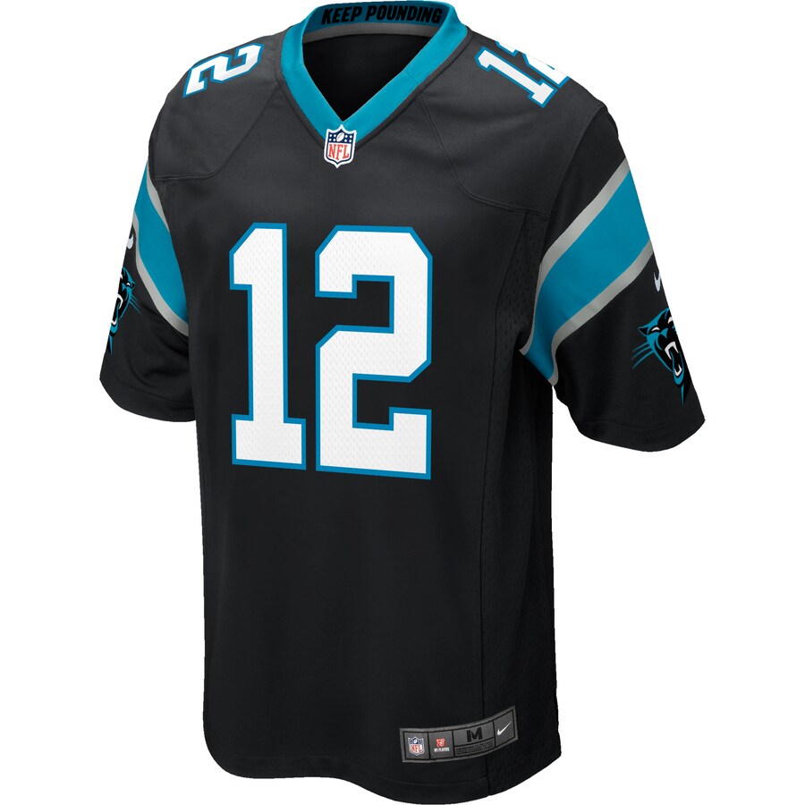 Carolina Panthers Dj Moore NFL jersey front view