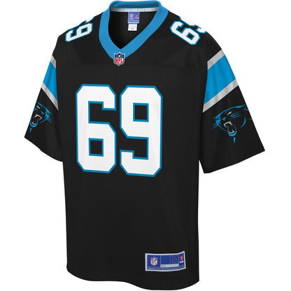 Carolina Panthers Tyler Larsen Big Tall NFL jersey front view