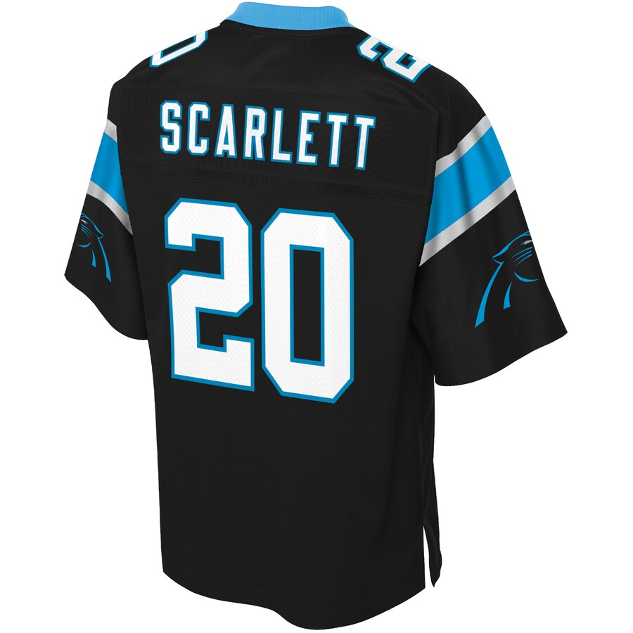Carolina Panthers Scarlett Big Tall NFL jersey front view