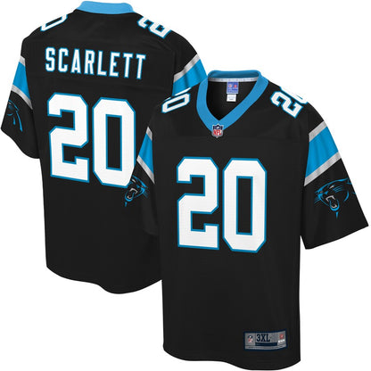 Carolina Panthers Scarlett Big Tall NFL jersey front view