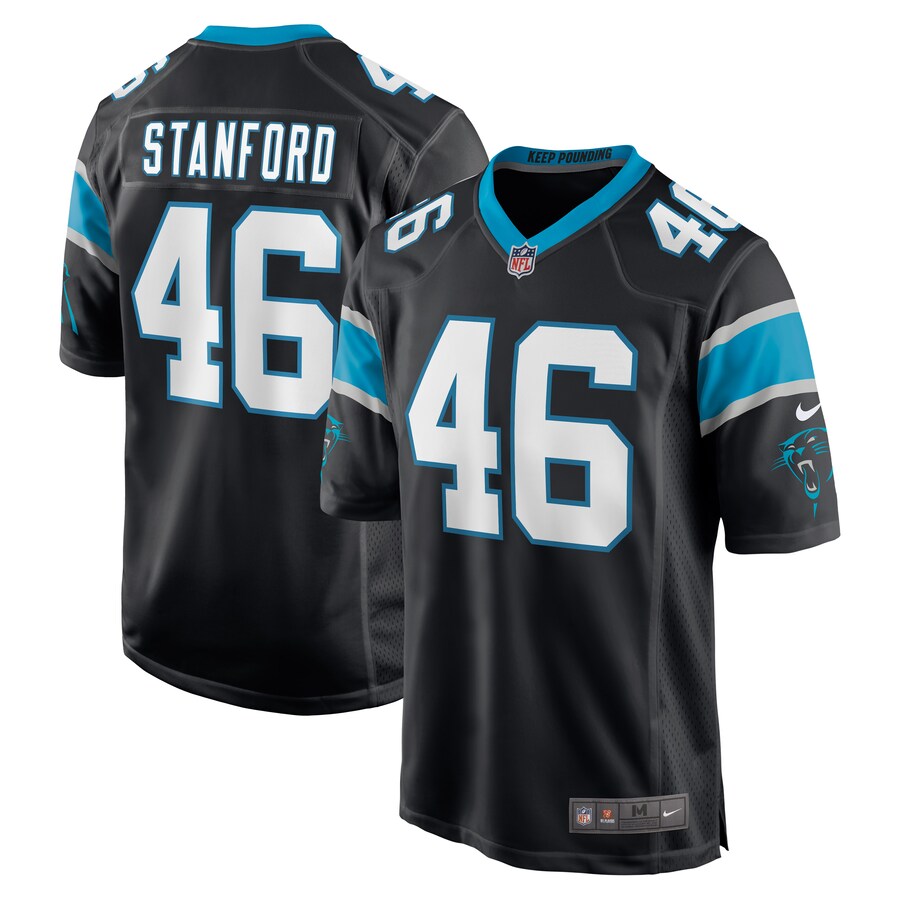 Carolina Panthers Julian Stanford NFL jersey front view