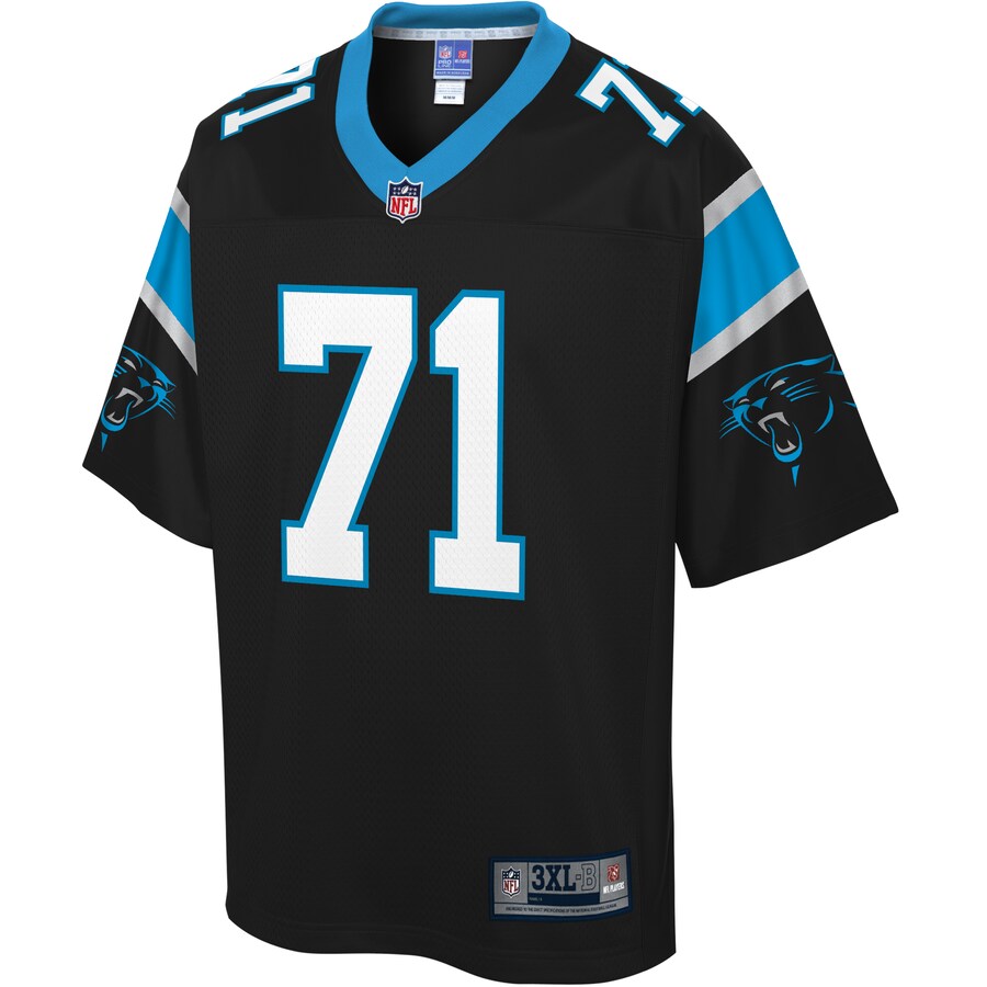 Carolina Panthers Bijhon Jackson Big Tall NFL jersey front view