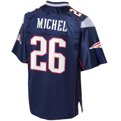New England Patriots Sony Michel Big Tall NFL jersey front view