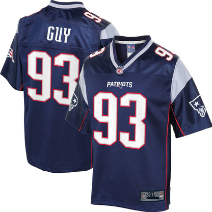 New England Patriots Lawrence Guy Big Tall NFL jersey front view