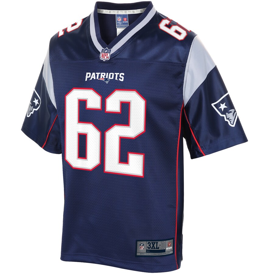 New England Patriots Joe Thuney Big Tall NFL jersey front view