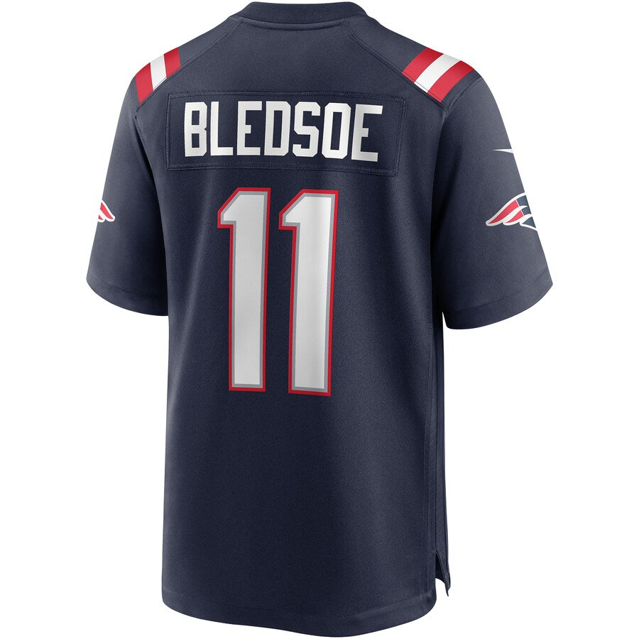 New England Patriots Drew Bledsoe NFL jersey front view