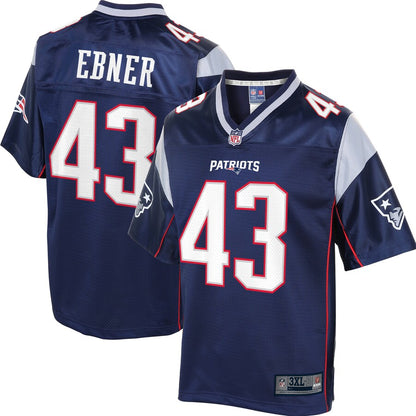 New England Patriots Nate Ebner Big Tall NFL jersey front view