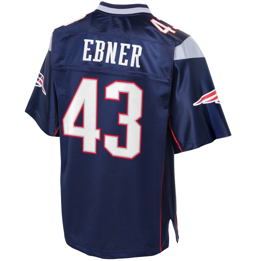 New England Patriots Nate Ebner Big Tall NFL jersey front view