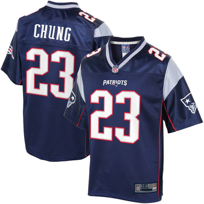 New England Patriots Patrick Chung Big Tall NFL jersey front view