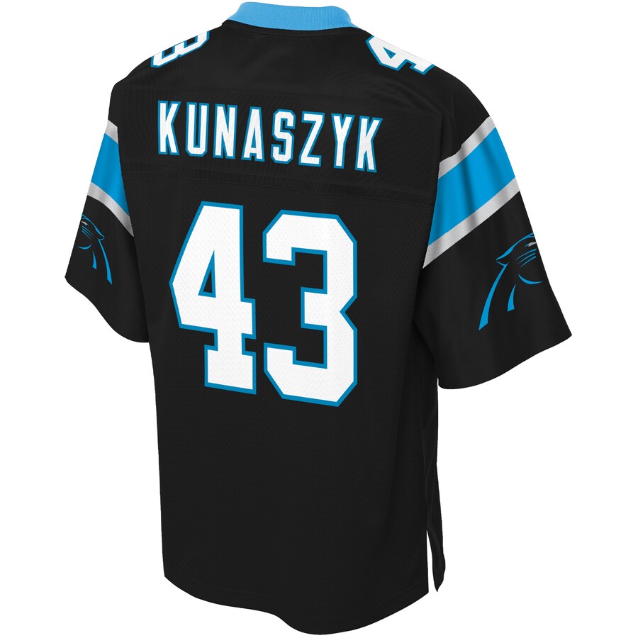 Carolina Panthers Kunaszyk Big Tall NFL jersey front view