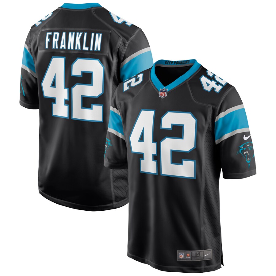 Carolina Panthers Sam Franklin NFL jersey front view