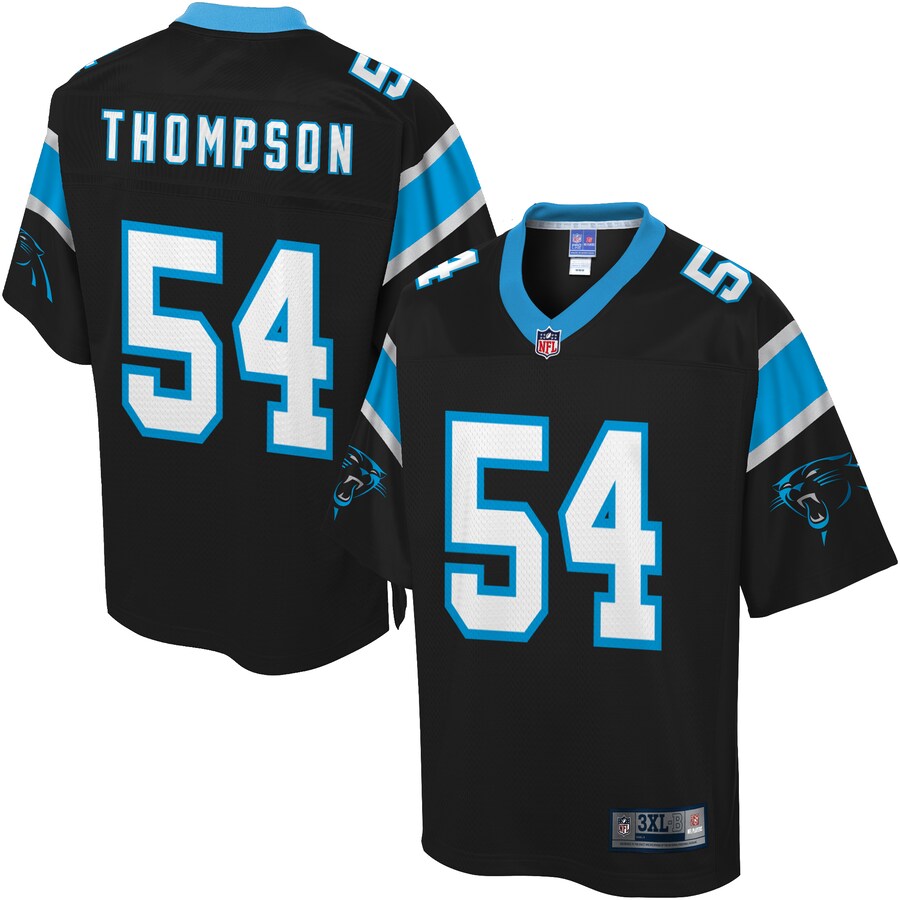 Carolina Panthers Shaq Thompson Big Tall NFL jersey front view
