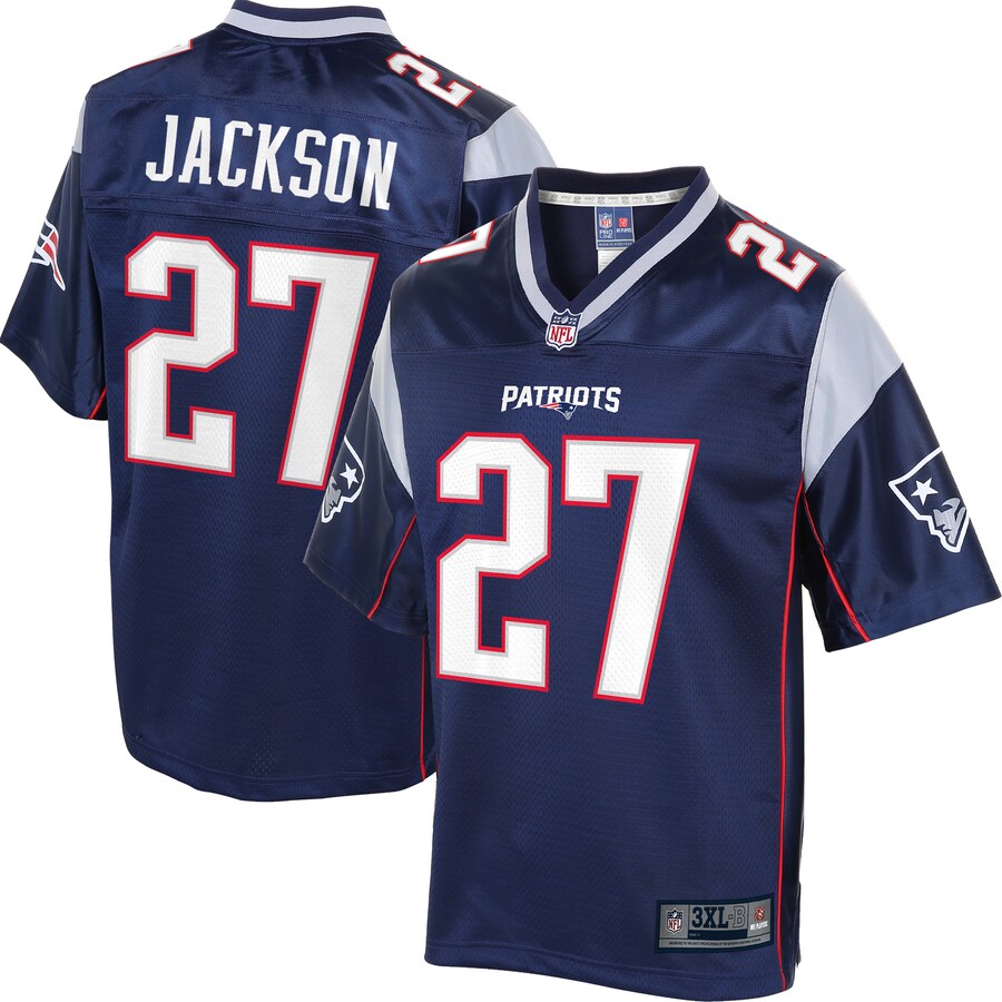 New England Patriots Jc Jackson Big Tall NFL jersey front view