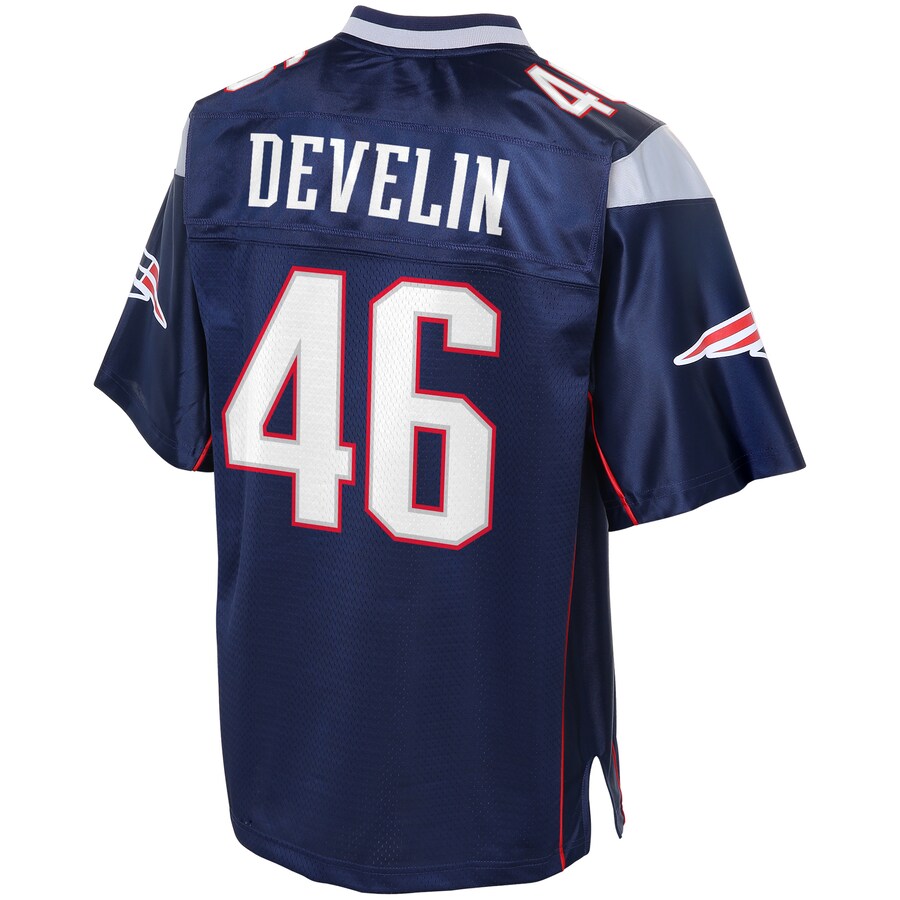 New England Patriots James Develin Big Tall NFL jersey front view