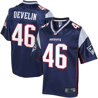 New England Patriots James Develin Big Tall NFL jersey front view