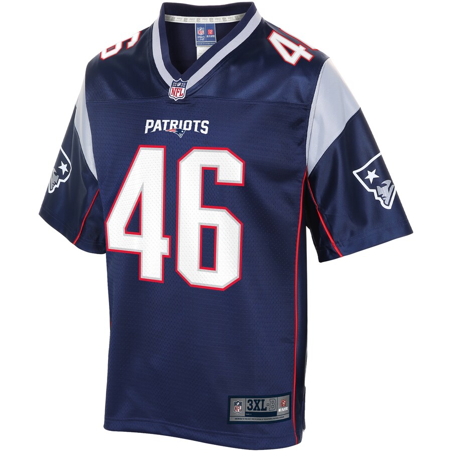 New England Patriots James Develin Big Tall NFL jersey front view