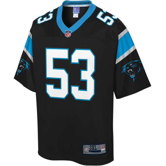 Carolina Panthers Brian Burns Big Tall NFL jersey front view