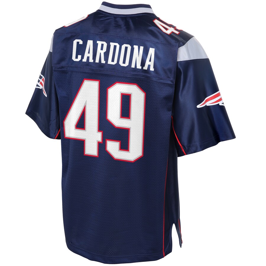 New England Patriots Joe Cardona Big Tall NFL jersey front view