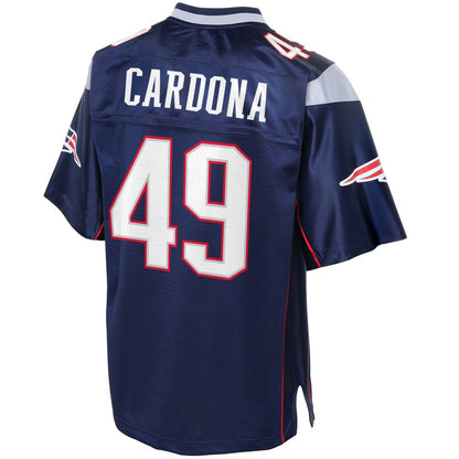 New England Patriots Joe Cardona Big Tall NFL jersey front view