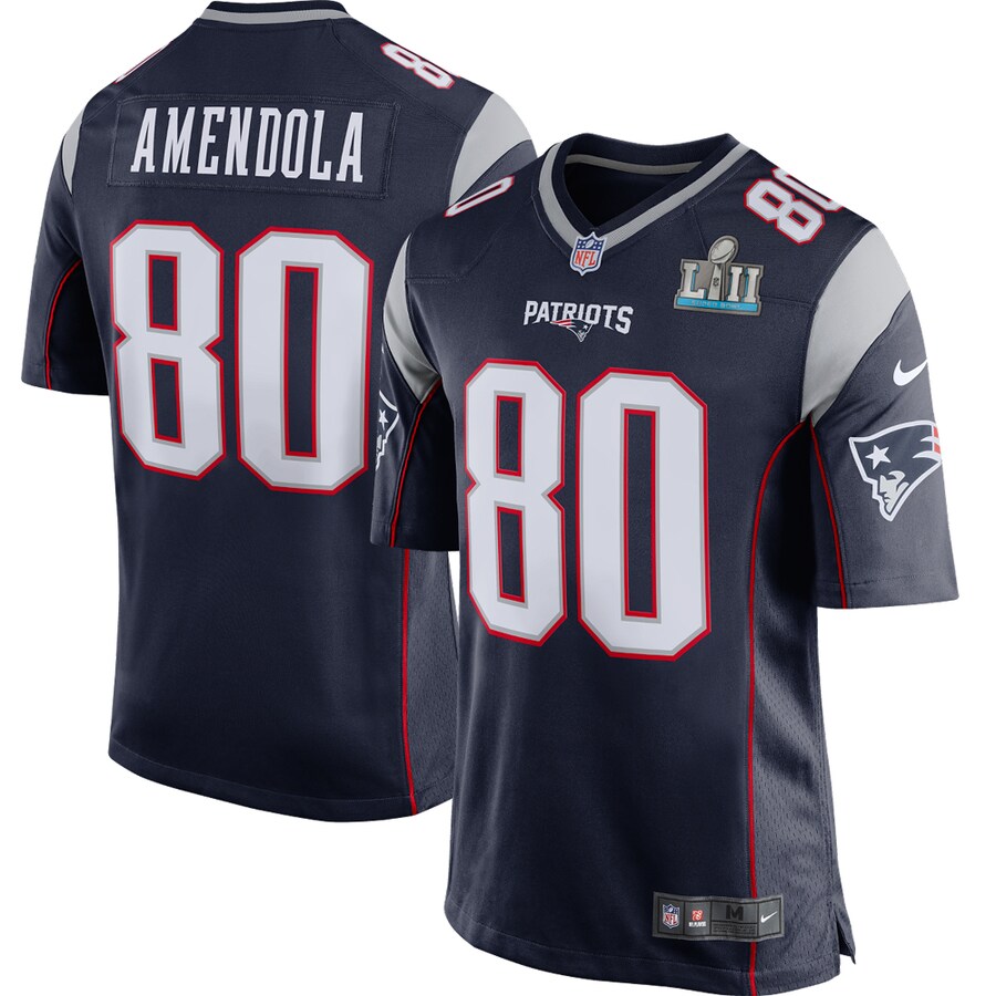 New England Patriots Danny Adola Super Bowl Lii NFL jersey front view