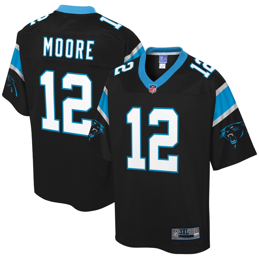 Carolina Panthers Dj Moore Big Tall NFL jersey front view