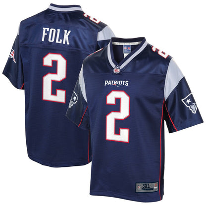 New England Patriots Nick Folk Big Tall NFL jersey front view