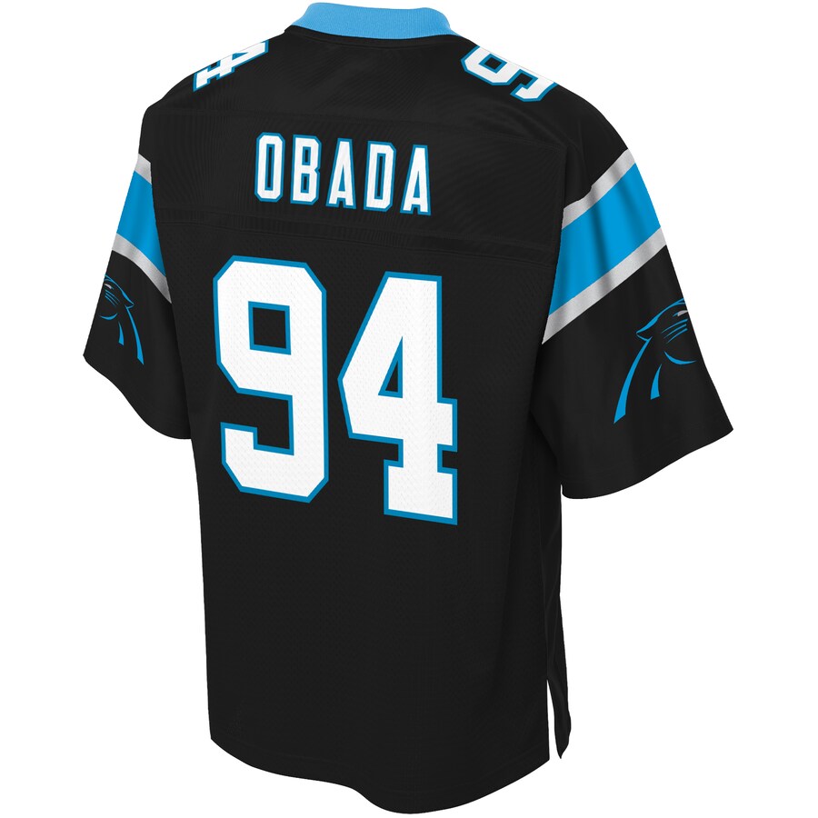 Carolina Panthers Efe Obada Big Tall NFL jersey front view