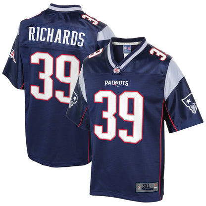 New England Patriots Richards Big Tall NFL jersey front view