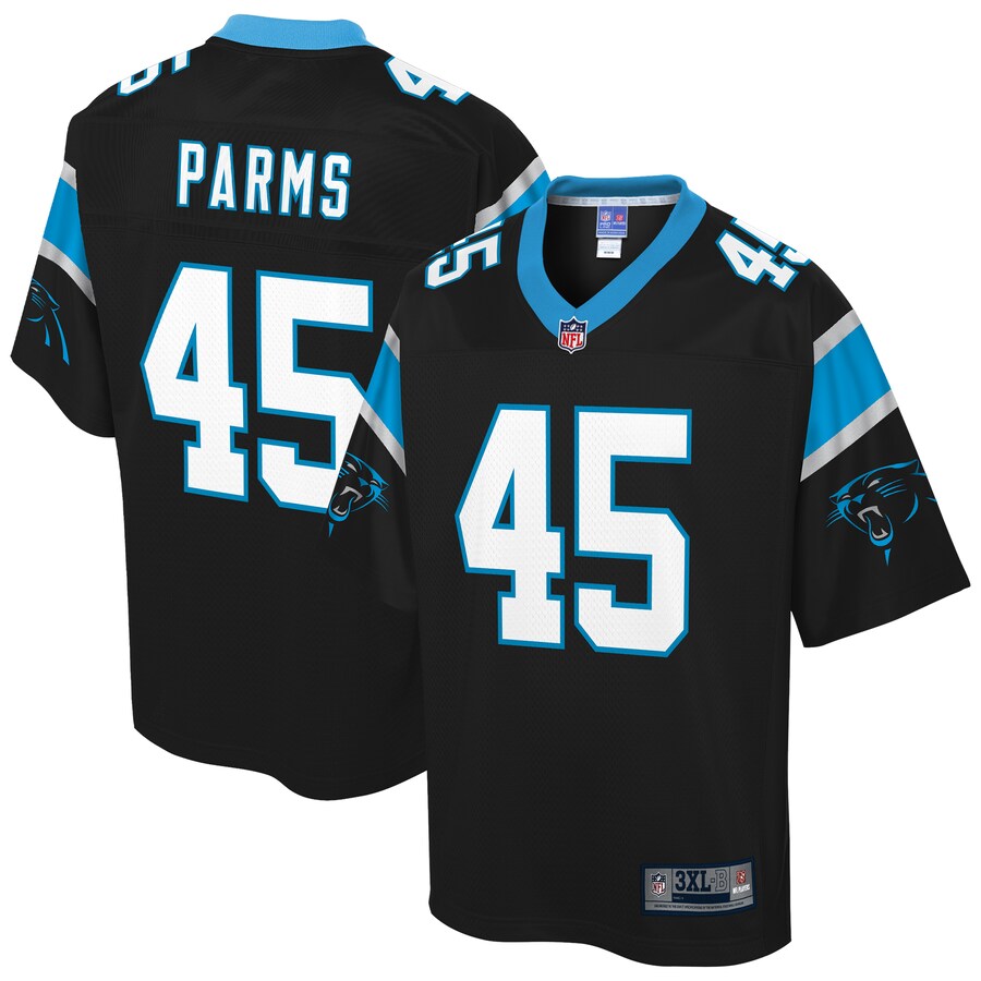 Carolina Panthers Damian Parms Big Tall NFL jersey front view