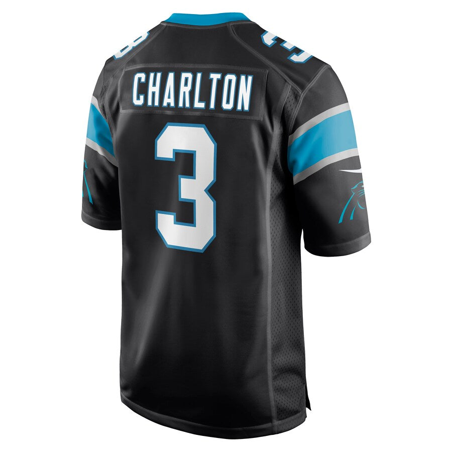 Carolina Panthers Joseph Charlton NFL jersey front view