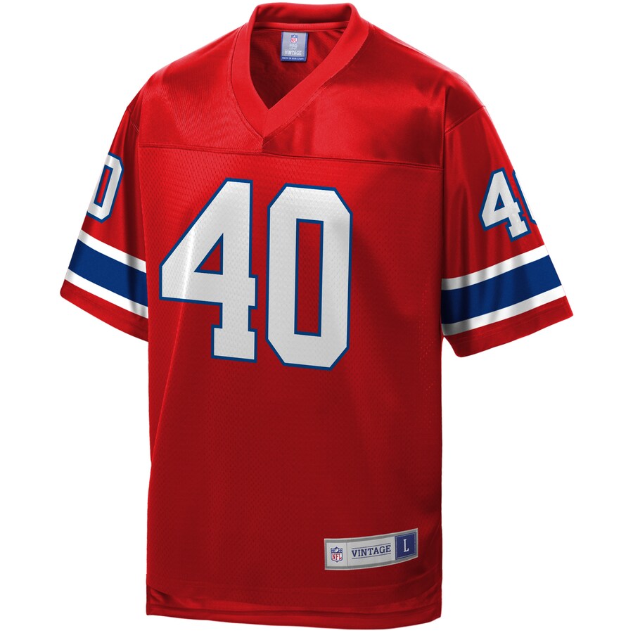 NE MH  Pro Line Red Jersey rtj football 4118
