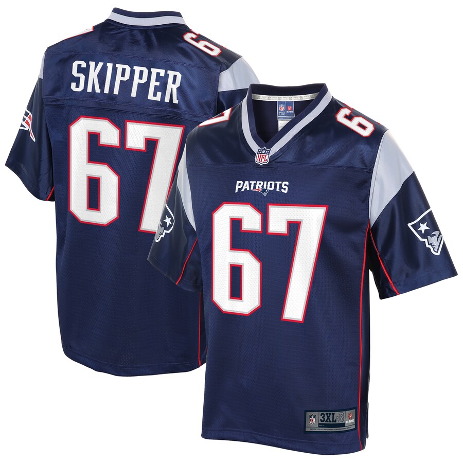 NE DS  Pro Line Navy Big Tall Jersey rtj football 4129