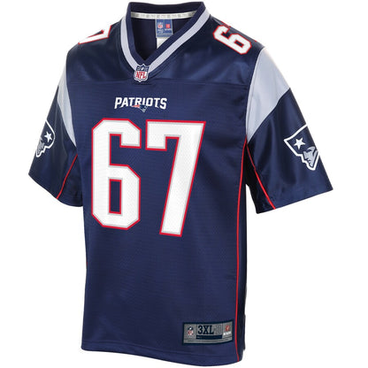 NE DS  Pro Line Navy Big Tall Jersey rtj football 4129