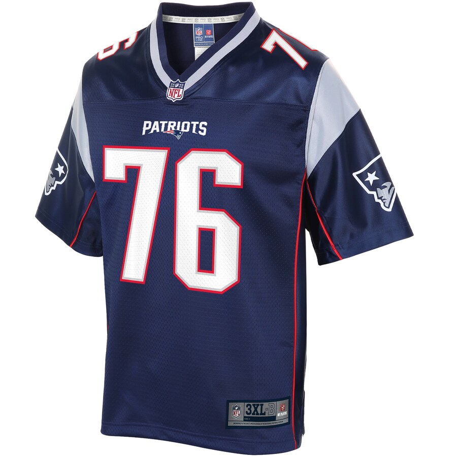 NE IW  Pro Line Navy Big Tall Jersey rtj football 4125