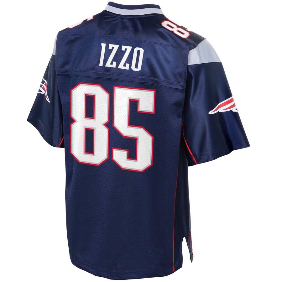 NE RI  Pro Line Navy Big Tall Jersey rtj football 4165