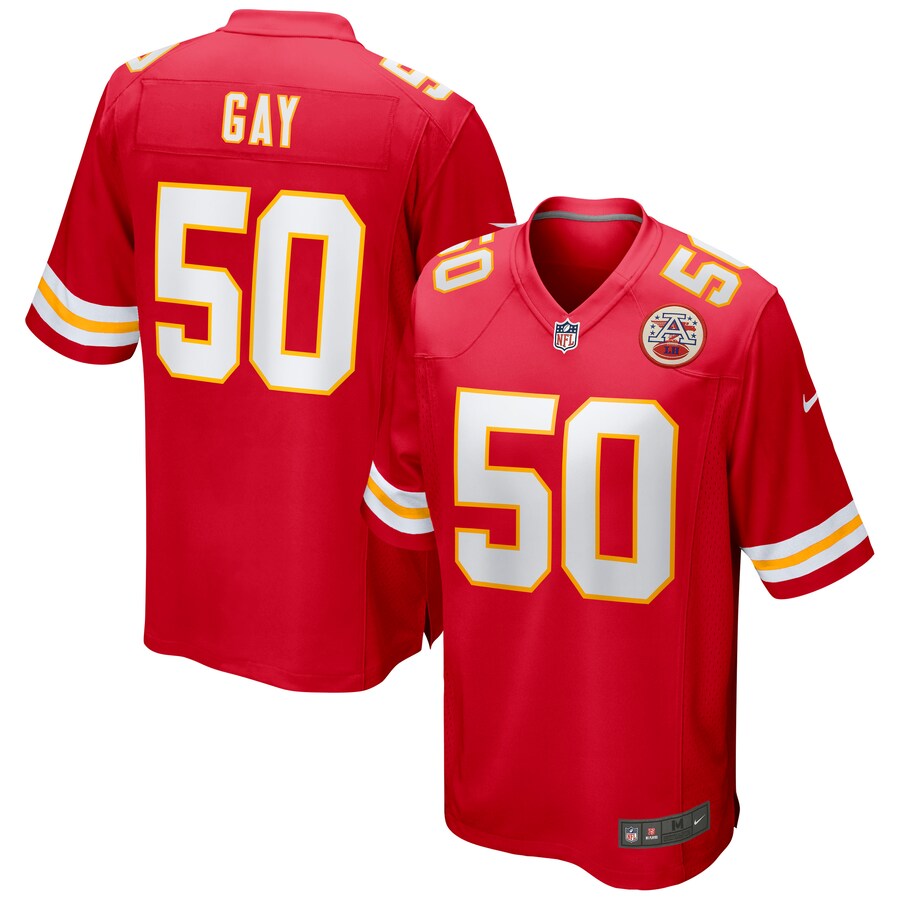 Kansas City Chiefs Willie Gay NFL jersey front view