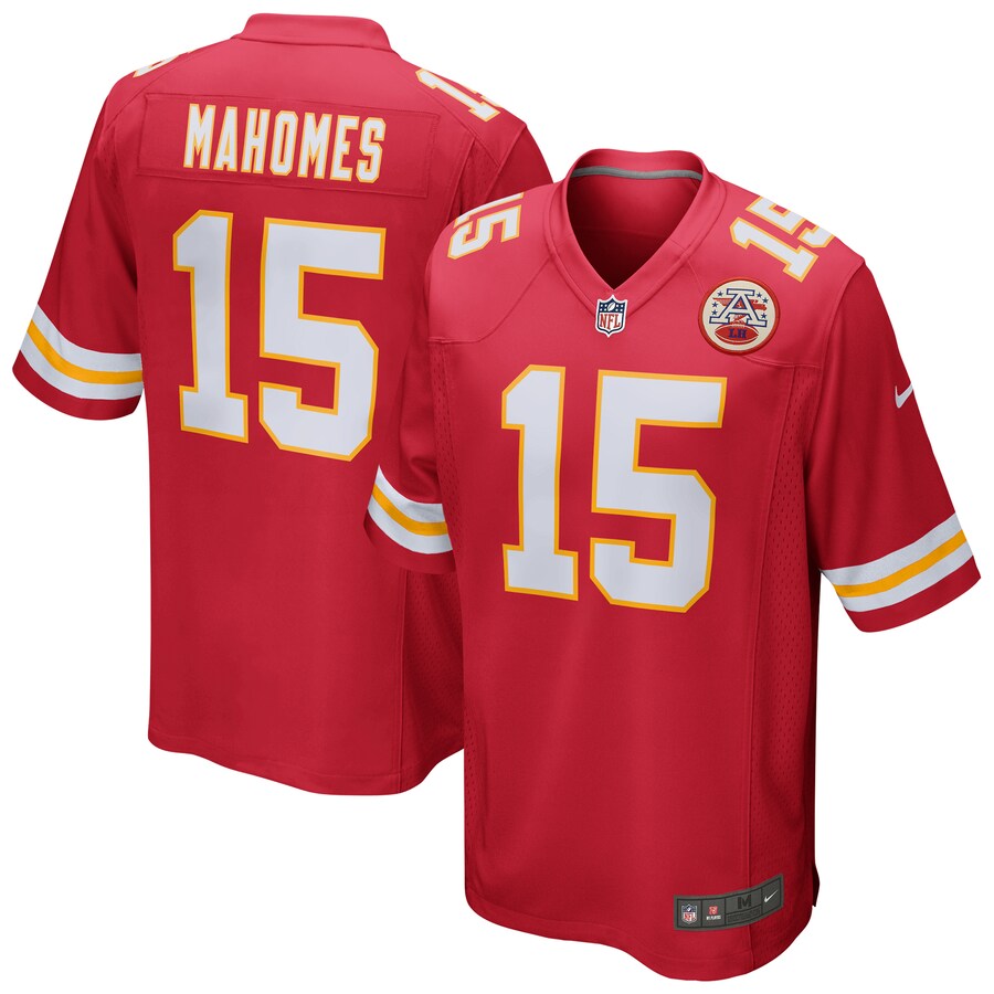 Kansas City Chiefs Patrick Mahomes NFL jersey front view